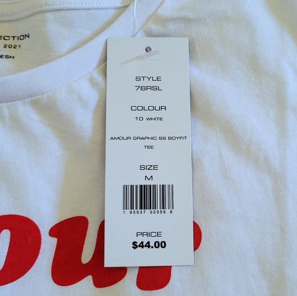 French🇫🇷 Connection "Amour"♥️ Tee - NWT - Picture 11 of 11